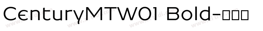 CenturyMTW01 Bold字体转换